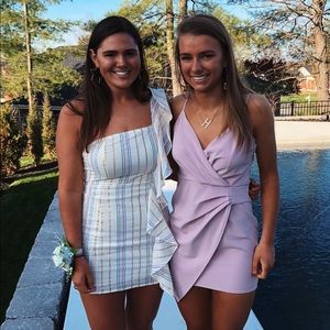 purple bodycon dress